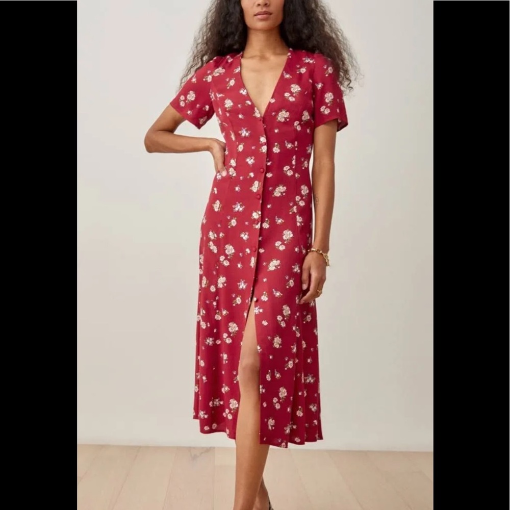 Reformation Locklin Dress Size 10